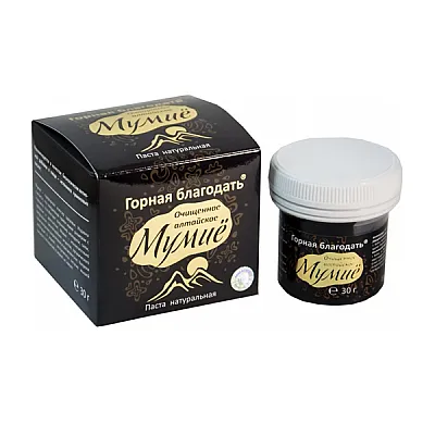 Gornaja blagodat išgrynintas altajaus mumijo, 30 g