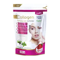 Jutavit kolageno + hialurono kompleksas braškė, 400 g