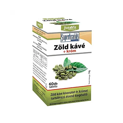 JutaVit green coffee žaliosios kavos ekstraktas, 60 tablečių