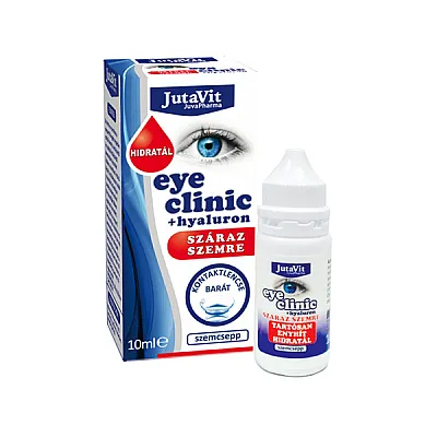 JutaVit drėkinamieji akių lašai su hialuronu, 10 ml