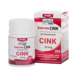 JutaVit organinis cinkas 25 mg, 100 tablečių