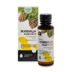 Kedrų sakai kedro aliejuje su jonažole, 100 ml