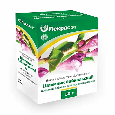 Lekraset žolelių arbata „Baikalo kalpokė“, 50 g