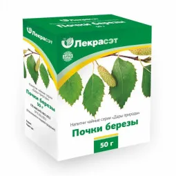 Lekraset žolelių arbata „Beržų pumpurai“, 50 g