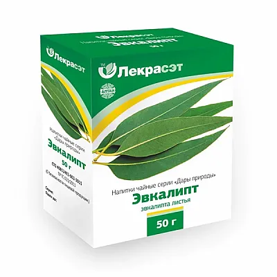 Lekraset žolelių arbata „Eukaliptas“, 50 g