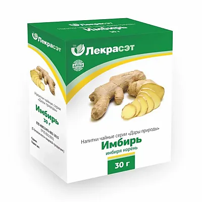 Lekraset žolelių arbata „Imbieras“, 30 g