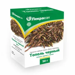 Lekraset žolelių arbata „Juodosios tuopos pumpurai“, 50 g