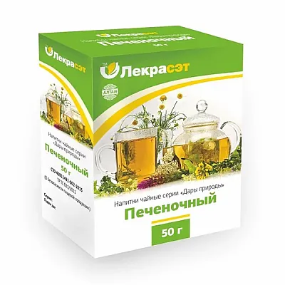 Lekraset žolelių arbata „Gamtos turtai“ kepenims, 50 g