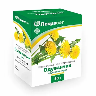 Lekraset žolelių arbata „Kiaulpienė“, 50 g