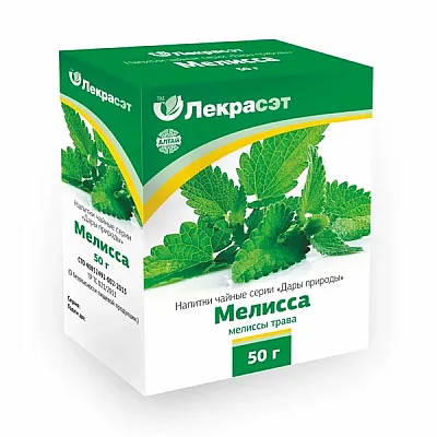 Lekraset žolelių arbata „Melisa“, 50 g