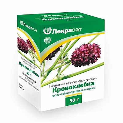 Lekraset žolelių arbata „Vaistinė kraujalakė“, 50 g