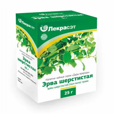 Lekraset žolelių arbata „Vilnotoji erva“, 25 g