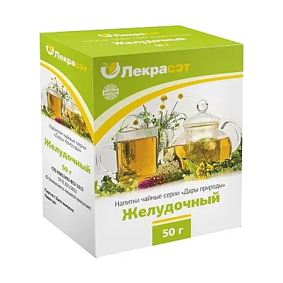 Lekraset žolelių arbata „Gamtos turtai“ virškinimo traktui, 50 g