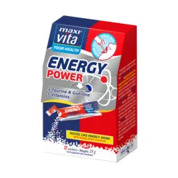 MaxiVita energy power taurinas, 12 pakelių