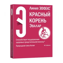Evalar raudonoji šaknis, 60 tablečių