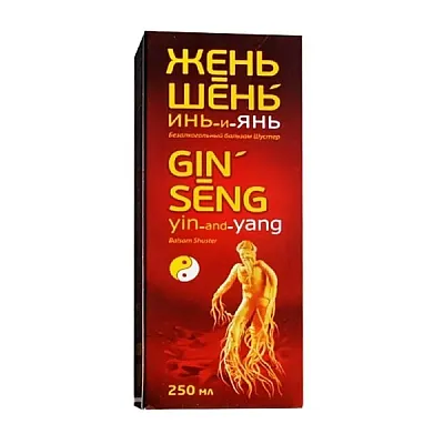 Šuster gin-seng yin-and-yang ženšenis, 250 ml