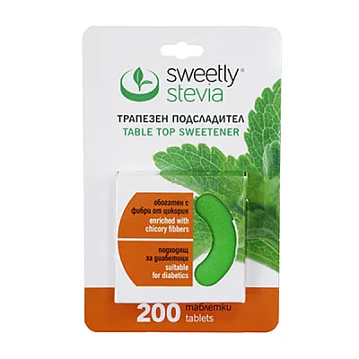 Sweetly stevia saldiklis, 200 tablečių