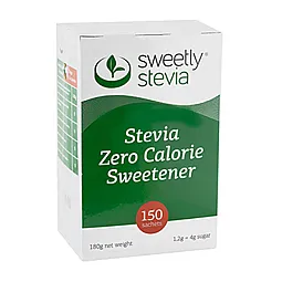 Sweetly stevia milteliai, 150 pakelių