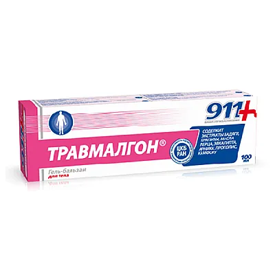 911 kosmetinis gelis kūnui travmalgon, 100 ml