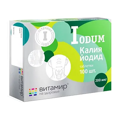 Vitamir jodas, 100 tablečių
