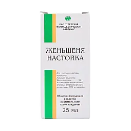 Ženšenio tinktūra, 25 ml