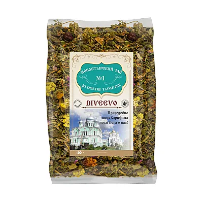 Žolelių arbata „Monastirskij Čai Nr. 1” kasa, 100 g