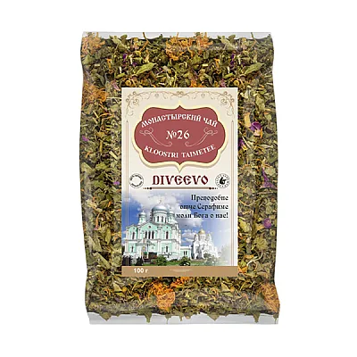 Žolelių arbata „Monastirskij Čai Nr. 26” priešparazitinė, 100 g