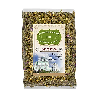 Žolelių arbata „Monastirskij Čai Nr. 8” priešgripinė, 100 g