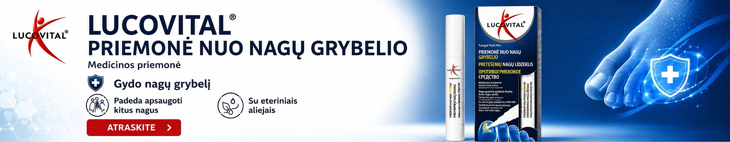 Pieštukas nagų grybelio gydymui