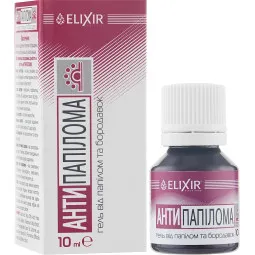 Kosmetinis gelis „Antipapillom“ nuo karpų ir papilomų, 10 ml