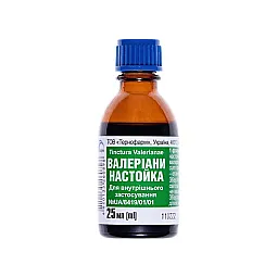 Valerijonų tinktūra, 25 ml