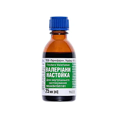 Valerijonų tinktūra, 25 ml
