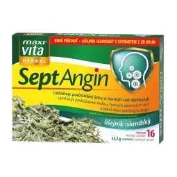 MaxiVita septangin su islandine kerpe ir 20 žolelių mišiniu, 16 ledinukų