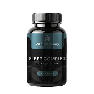 Vitalharmony miego kompleksas – natūralaus miego pagalbininkas, 90 kapsulių