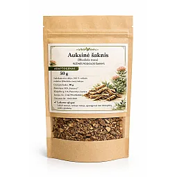 Auksinė šaknis (rhodiola rosea) rožinės rodiolos šaknys, 50 g