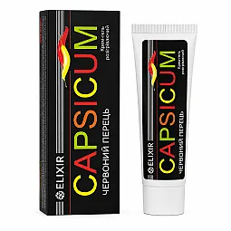 Capsicum šildantis kreminis gelis su raudonuoju pipiru ir eglės eter., 75 ml