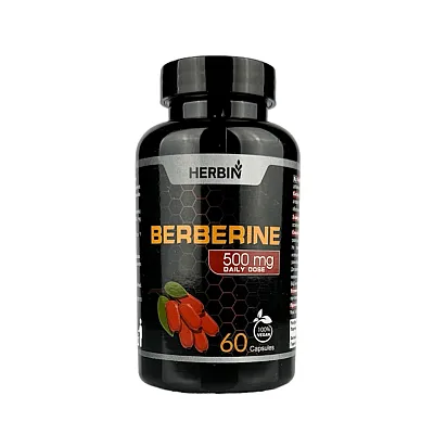 Herbin Berberinas 500 mg, 60 kapsulių