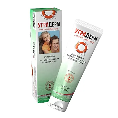 Gelbėjimo ratas® Kremas-balzamas į aknę linkusios odos priežiūrai Ugriderm, 100 ml
