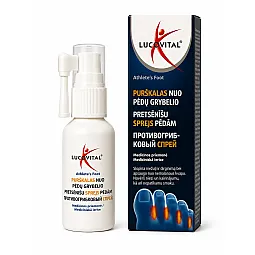 Lucovital foot fungus spray, 25 ml