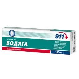 911 kosmetinis gelis kūnui badiaga, 100 ml