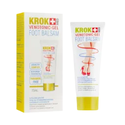 „Krok-med Venotonic-gel“ Balzamas-gelis pavargusioms kojoms, 75 ml