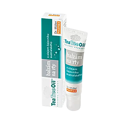 Dr. Muller lūpų balzamas su arbatmedžių eteriniu aliejumi, 10 ml