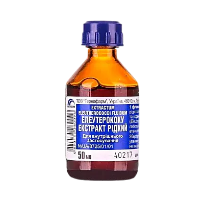 Eleuterokoko skystasis ekstraktas, 50 ml
