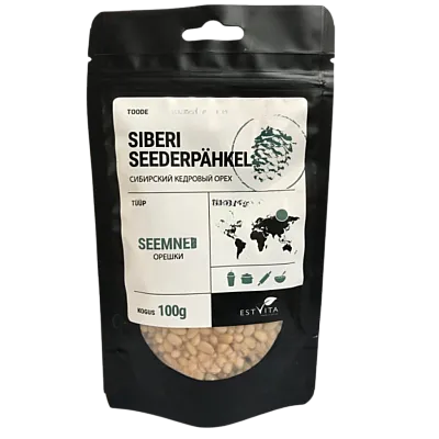 Sibiro kedrų riešutai, 100 g  