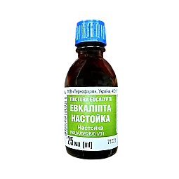Eukalipto tinktūra (ištrauka), 25 ml