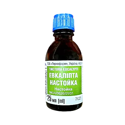 Eukalipto tinktūra (ištrauka), 25 ml