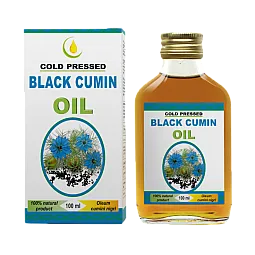 Juodųjų kmynų (juodgrūdės) šalto spaudimo, nerafinuotas aliejus, 100 ml