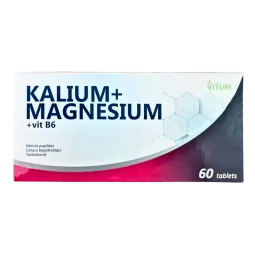 Kalis + Magnis + vitaminas B6, 60 tablečių 