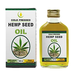 Kanapių sėklų šalto spaudimo, nerafinuotas aliejus, 100 ml 