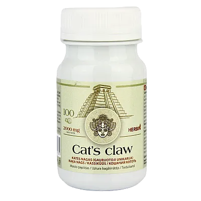 Katės nagas (Gauruotoji unkarija), 100 tablečių